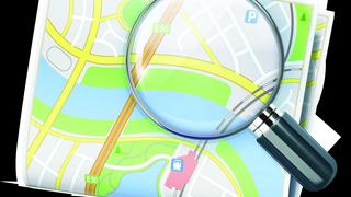 Map and Magnifying Glass