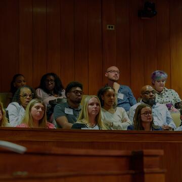 students in lecture hall