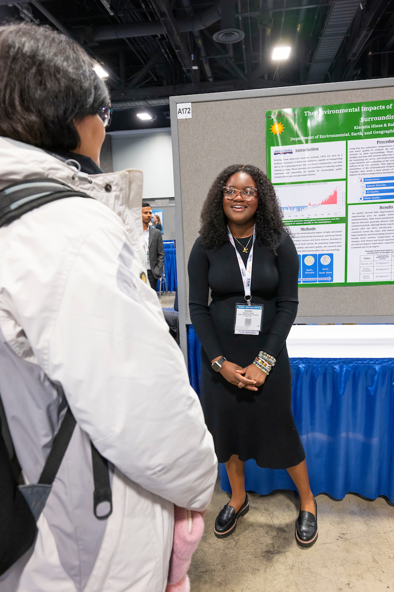 Kierstin Hines presents research at TRB Annual meeting 