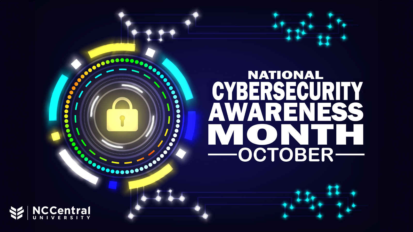 lock technology design | National Cyber Security Awareness Month - October -