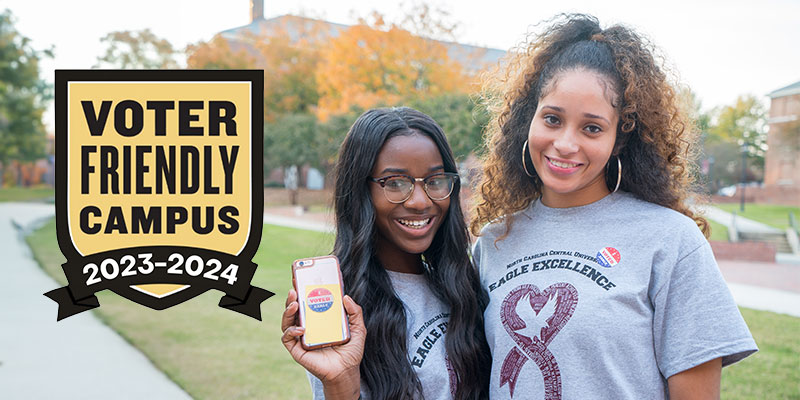 Voter Friendly Campus award for 2023-2024