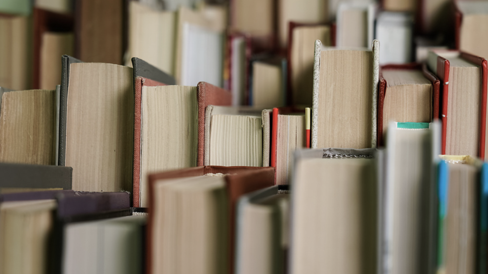 Piles of books