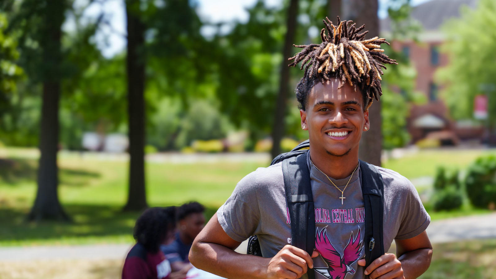 NCCU student smiling