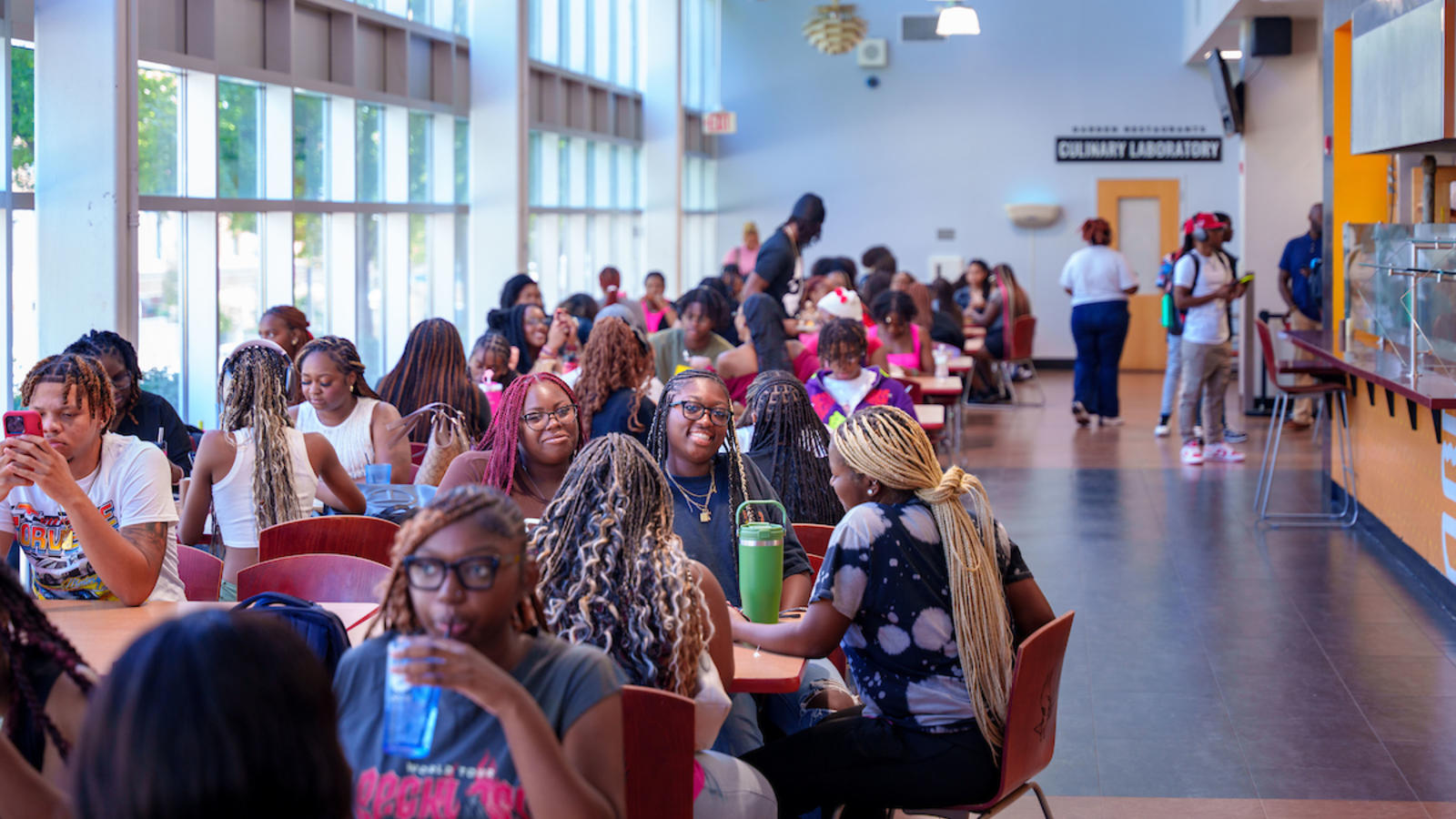 Students on Cafeteria