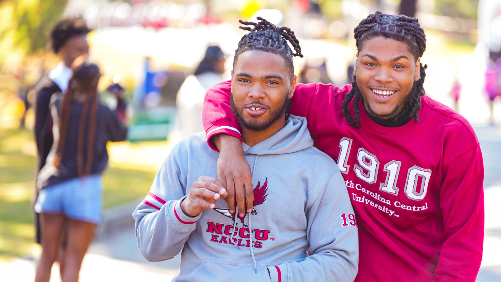 NCCU students smiling