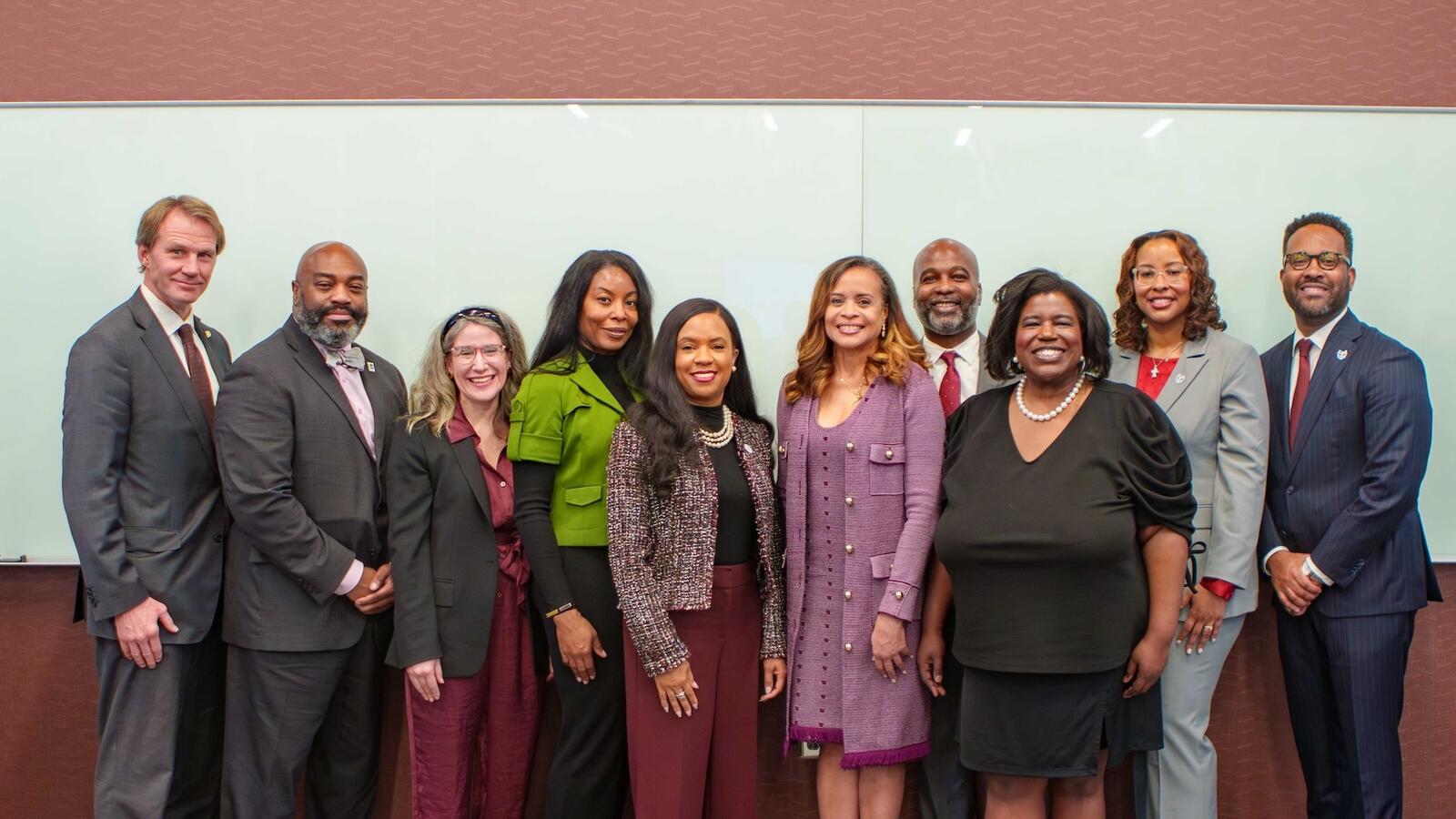 Leadership of NCCU, Google, community partners and local and state elected officials