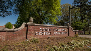 NCCU Entrance Sign