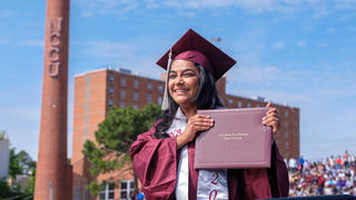 Student Graduating