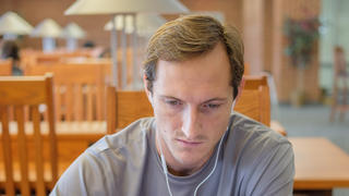 Image of student studying.