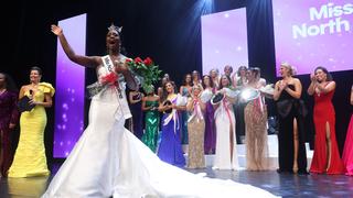 Carrie Everett at Miss North Carolina pageant