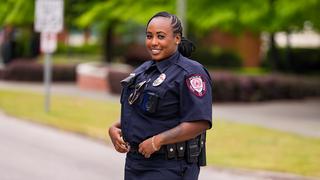 nccu police woman smiling