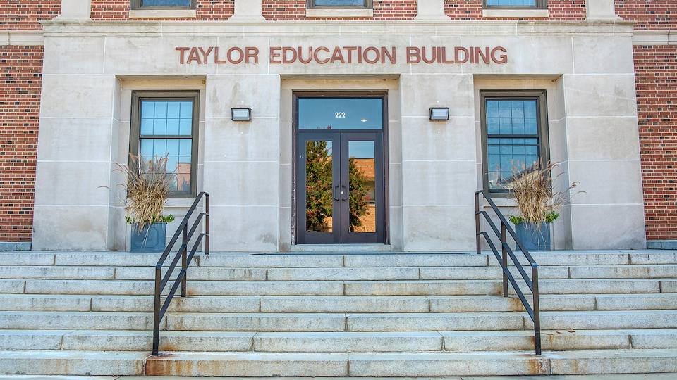 Entrance to Taylor Education Building