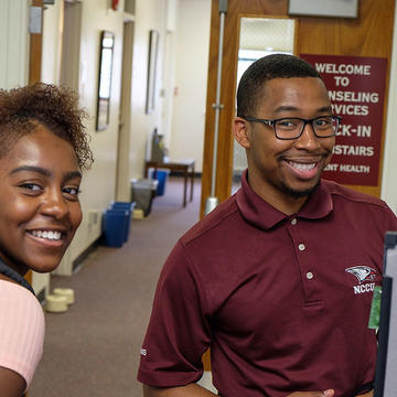 NCCU students smiling 